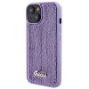 Guess GUHCP15SPSFDGSU iPhone 15 / 14 / 13 6.1 fioletowy/purple hardcase Sequin Script Metal